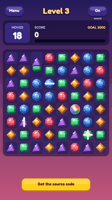 Sunstone Match gameplay